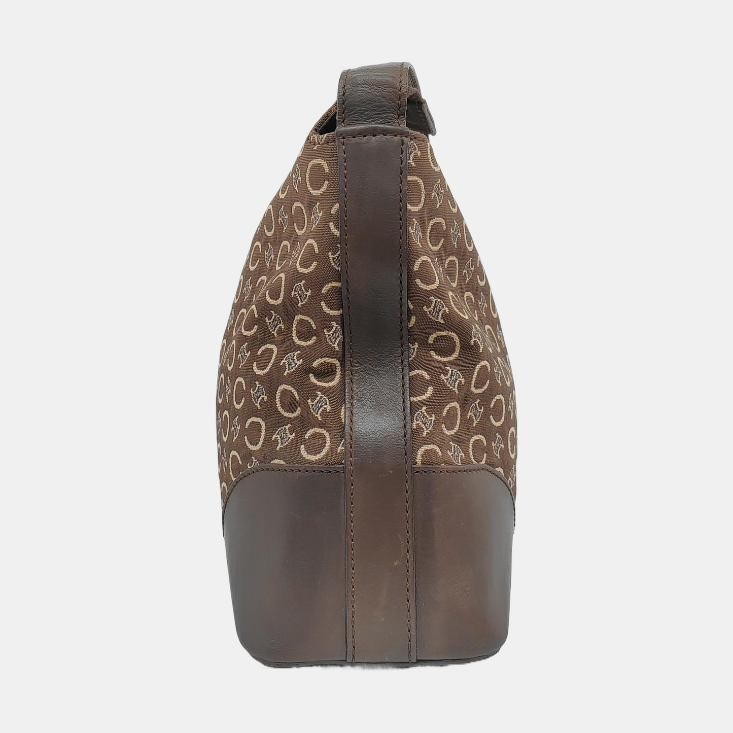 CELINE Tote bag Brown Canvas Shoulder Bag Golden hardware-(SKU)-951945136
