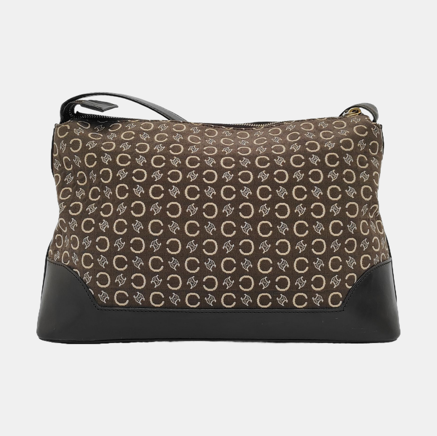 CELINE Tote bag Brown Canvas Shoulder Bag Golden hardware-(SKU)-951945136