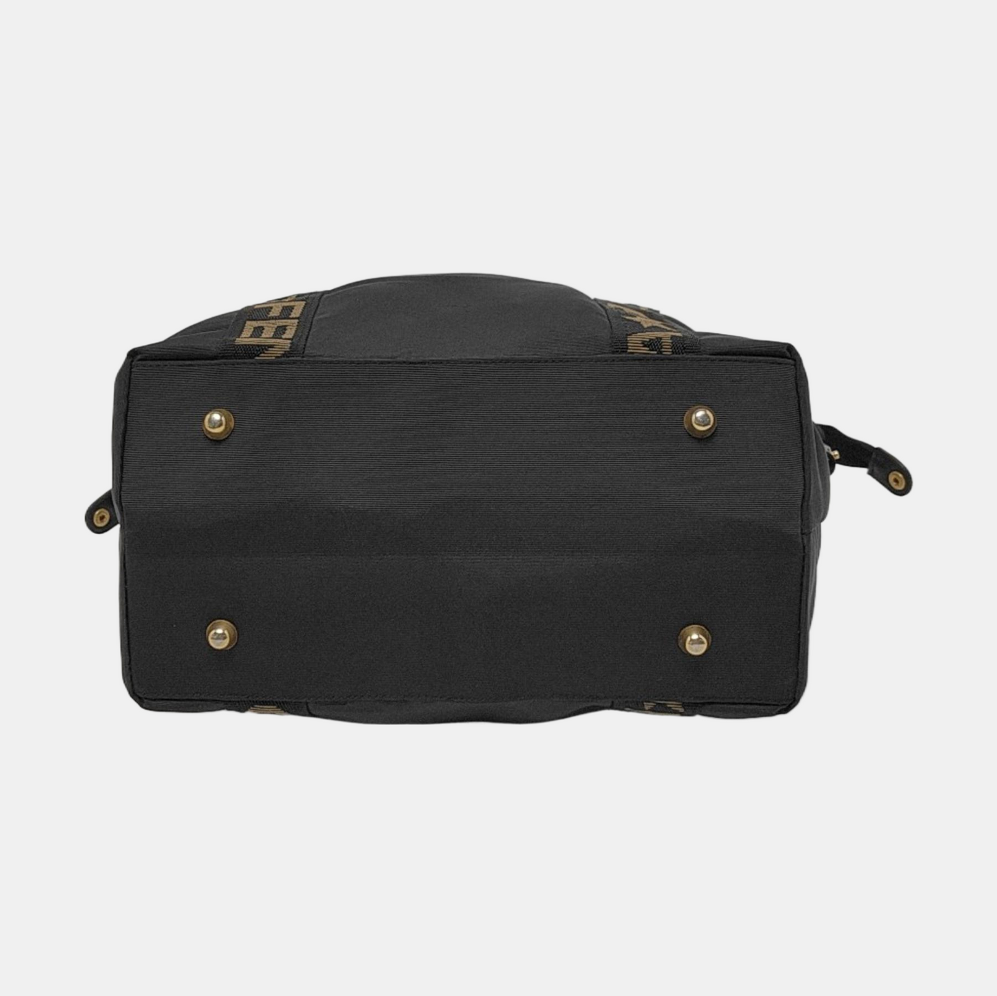 FENDI Black Canvas Shoulder Bag Golden hardware-(SKU)-951945142