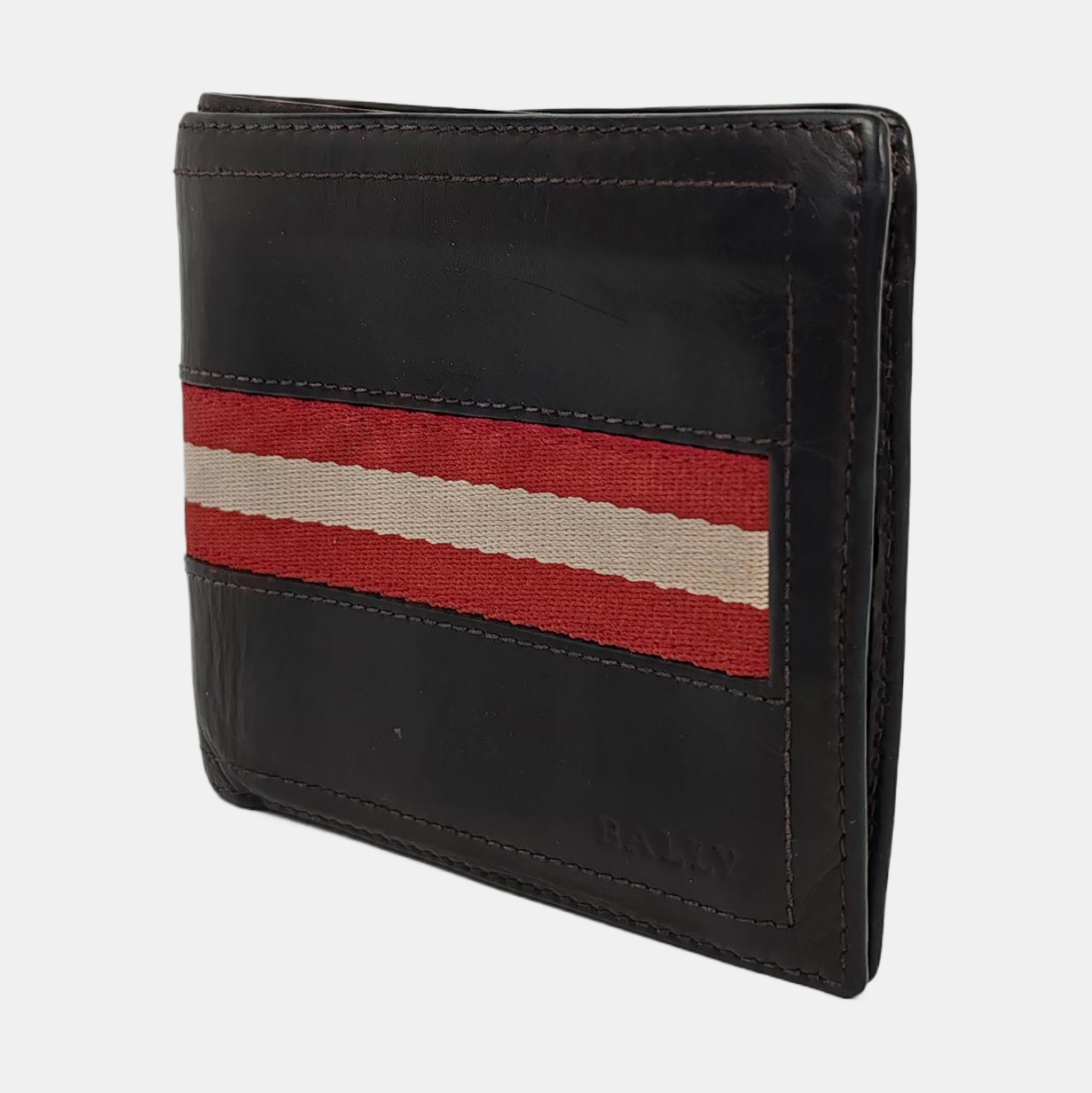 BALLY Dark Brown Calf Leather Wallet-(SKU)-951389128