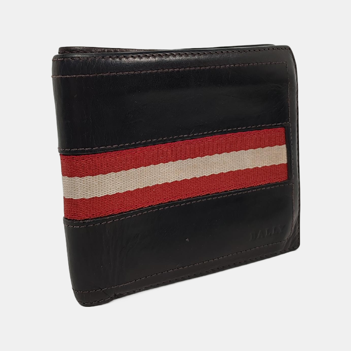 BALLY Dark Brown Calf Leather Wallet-(SKU)-951389128