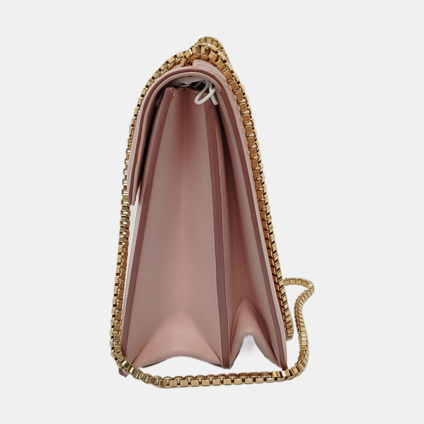 FERRAGAMO Thalia Light Pink Leather Crossbody Bag Single Shoulder Bag Golden hardware-(SKU)-951994003