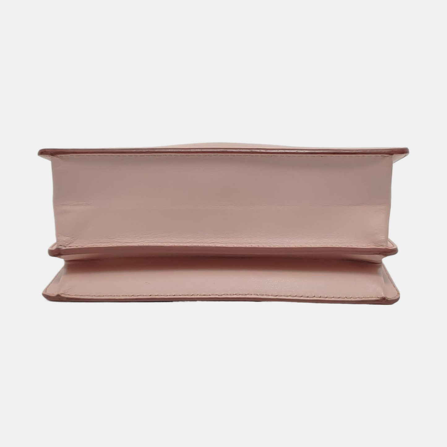 FERRAGAMO Thalia Light Pink Leather Crossbody Bag Single Shoulder Bag Golden hardware-(SKU)-951994003
