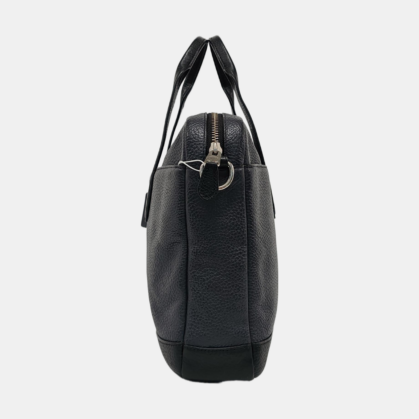 COACH Black Leather Single Shoulder Bag Silver Hardware Removable shoulder strap-(SKU)-951908313