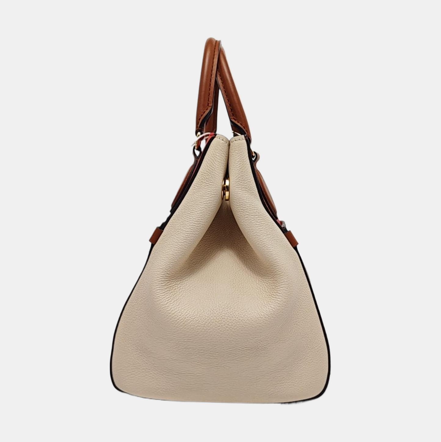 LOUIS VUITTON FOLD Small Brown Coated Canvas Vintage Shoulder Bag Tote Bag Crossbody Bag Gold Hardware Removable Strap-(SKU)-952288780