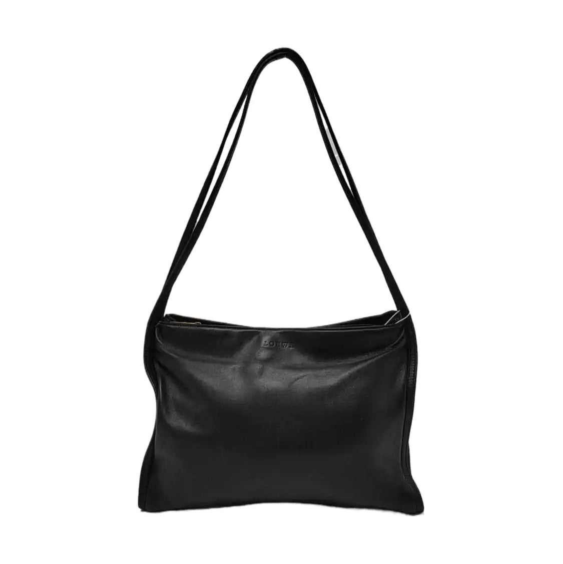 LOEWE Tote bag Black Lamb Leather Single Shoulder Bag Golden hardware-(SKU)-952391467