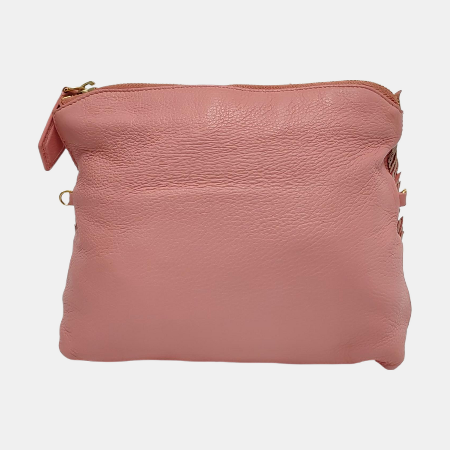 BURBERRY Pink Leather Single Shoulder Bag, Crossbody Golden hardware Removable shoulder strap-(SKU)-952753489
