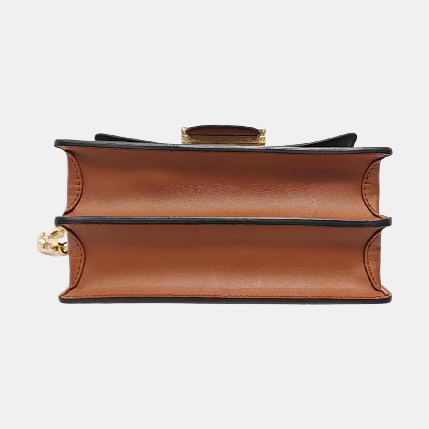 LOUIS VUITTON DAUPHINE Medium Brown Coated Canvas Monogram Daffodil Shoulder Bag with Gold Hardware and 2 Detachable Straps-(SKU)-952739187