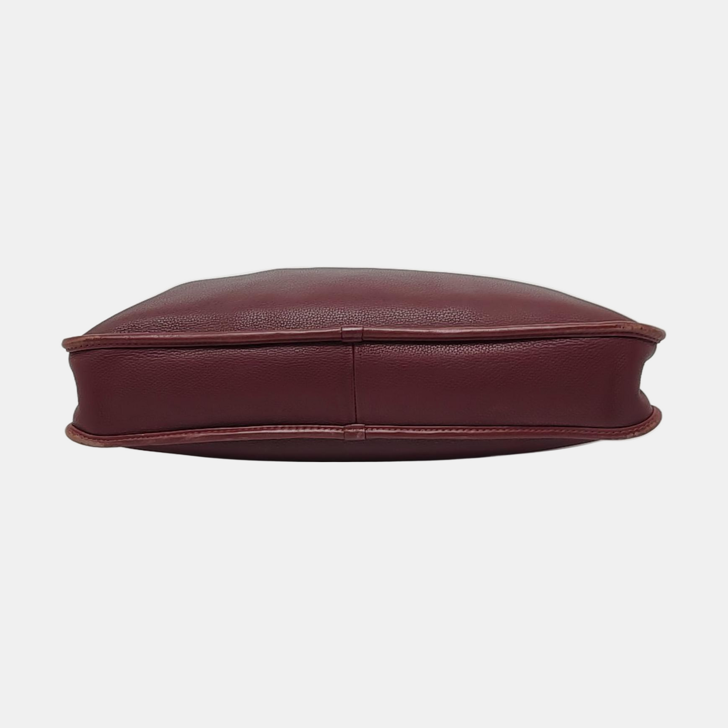LOEWE Toledo Burgundy Cowhide Tote Handbag Silver Hardware-(SKU)-952969299