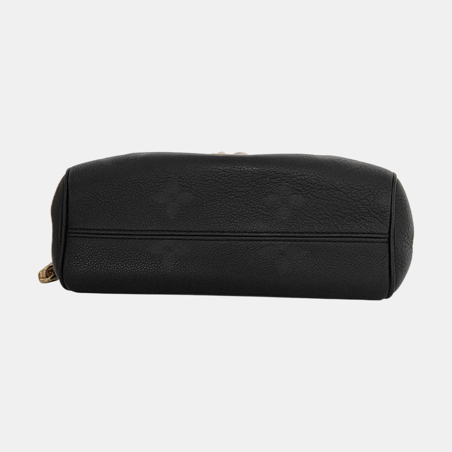 LOUIS VUITTON FAVORITE Black Leather Embossed Shoulder Bag Crossbody Bag 2 Detachable Straps Gold Hardware-(SKU)-953032039