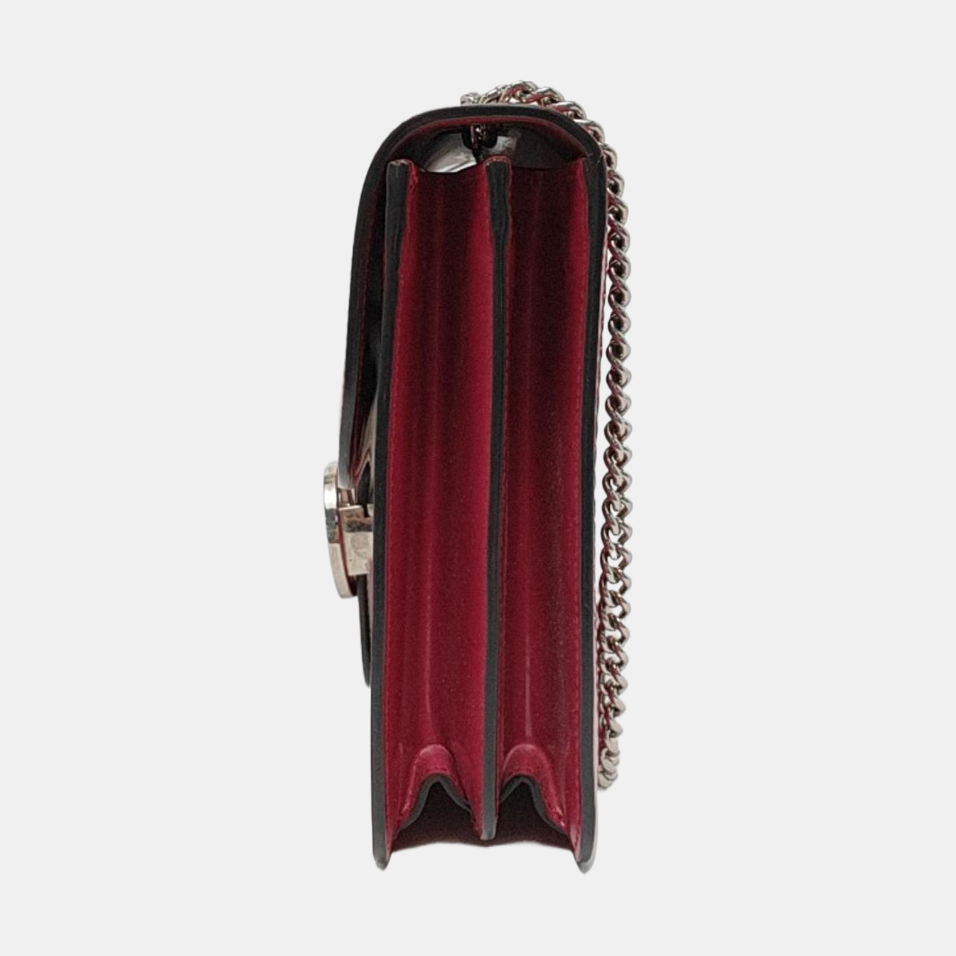 GUCCI Interlocking G Large size Fuchsia Leather Shoulder Tote Crossbody Bag Silver Hardware-(SKU)-953004708