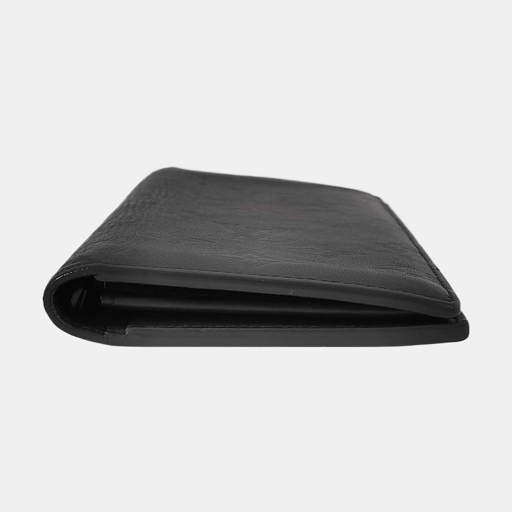 LOUIS VUITTON BRAZZA Black Cowhide Wallet Silver Hardware-(SKU)-953041663