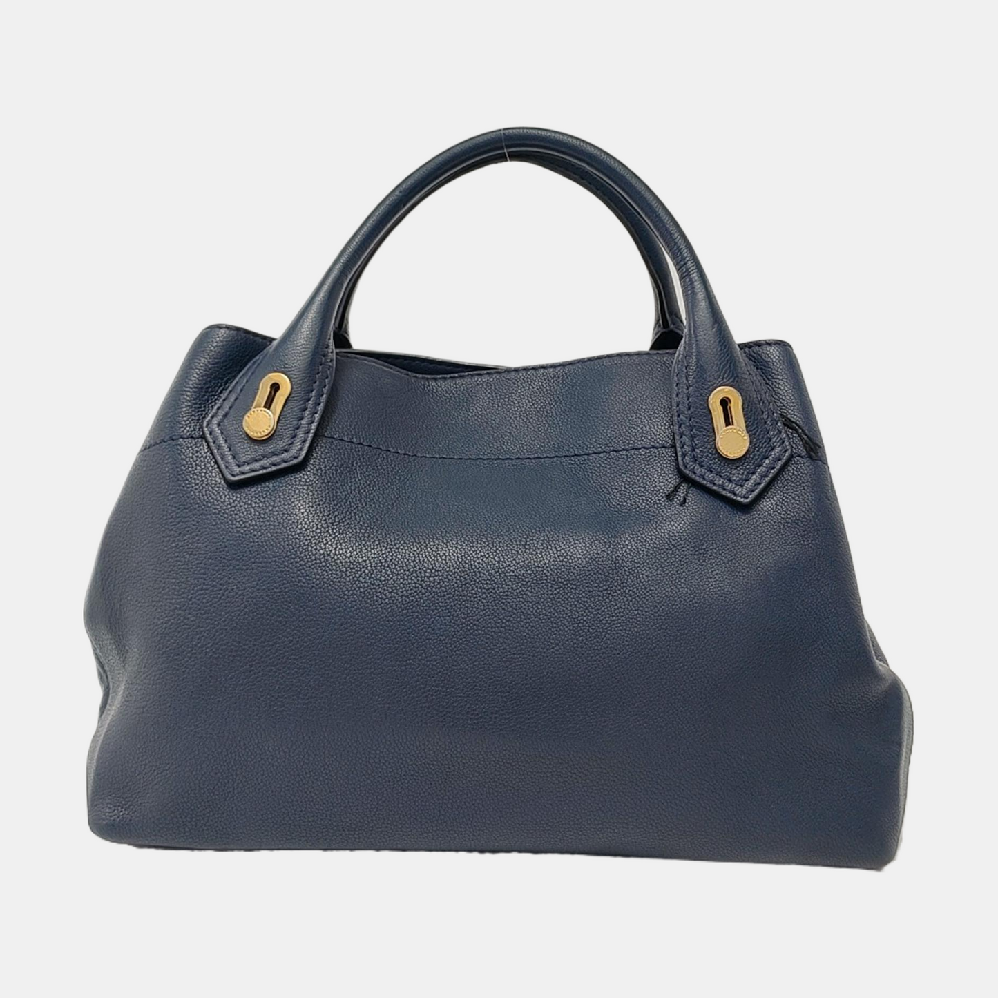 BURBERRY Barnsbury Blue cowhide single shoulder bag Golden hardware Removable shoulder strap-(SKU)-953060003