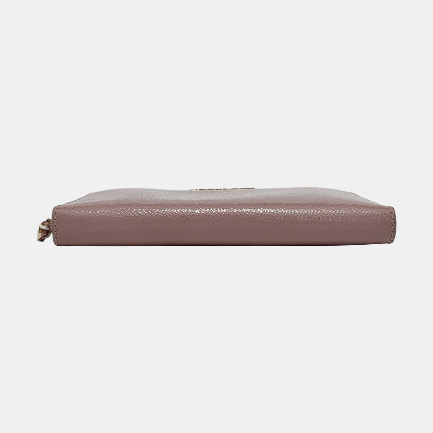 BURBERRY Light Pink Calf Leather Wallet Golden hardware-(SKU)-953079132