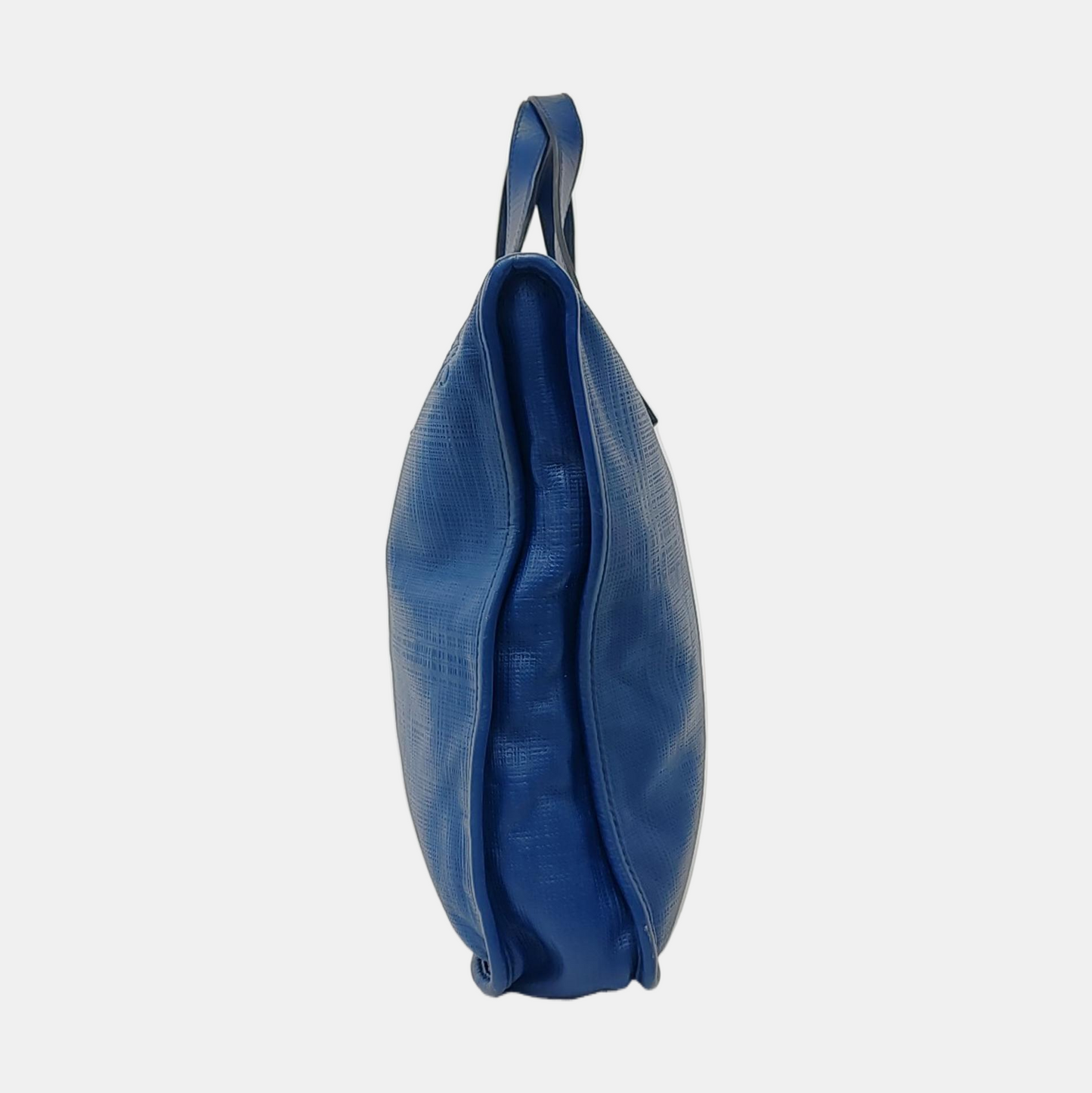 LOEWE Toledo Dark Blue Leather Handbag Silver Hardware-(SKU)-953096899