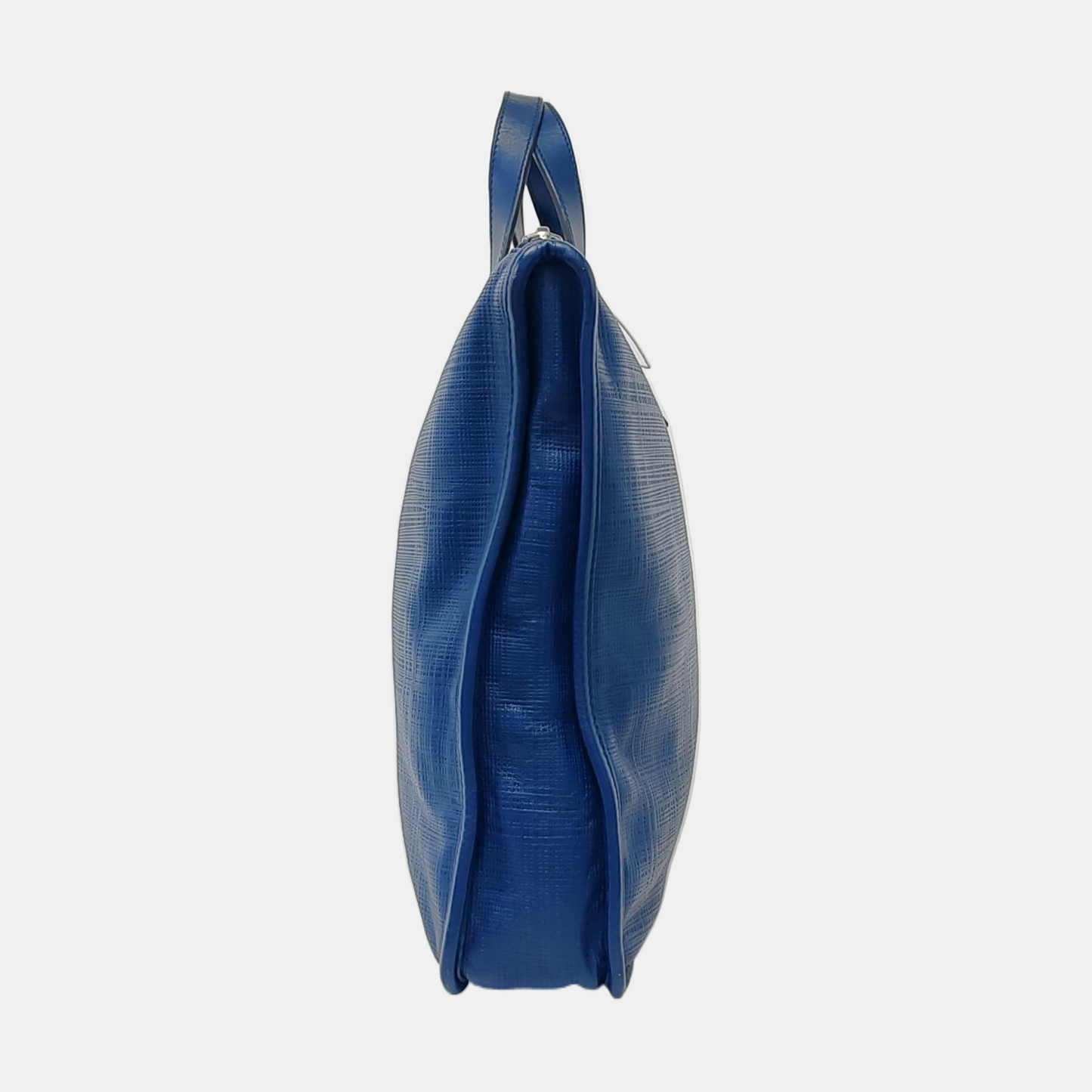 LOEWE Toledo Dark Blue Leather Handbag Silver Hardware-(SKU)-953096899