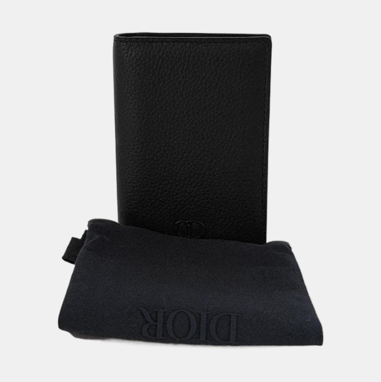 DIOR Black Cowhide Card Case-(SKU)-953190341