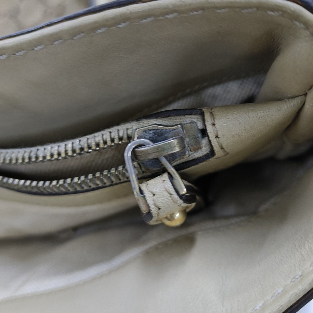 GUCCI Sukey Brown Canvas Monogram Handbag Single Shoulder Bag Golden hardware-(SKU)-953204844