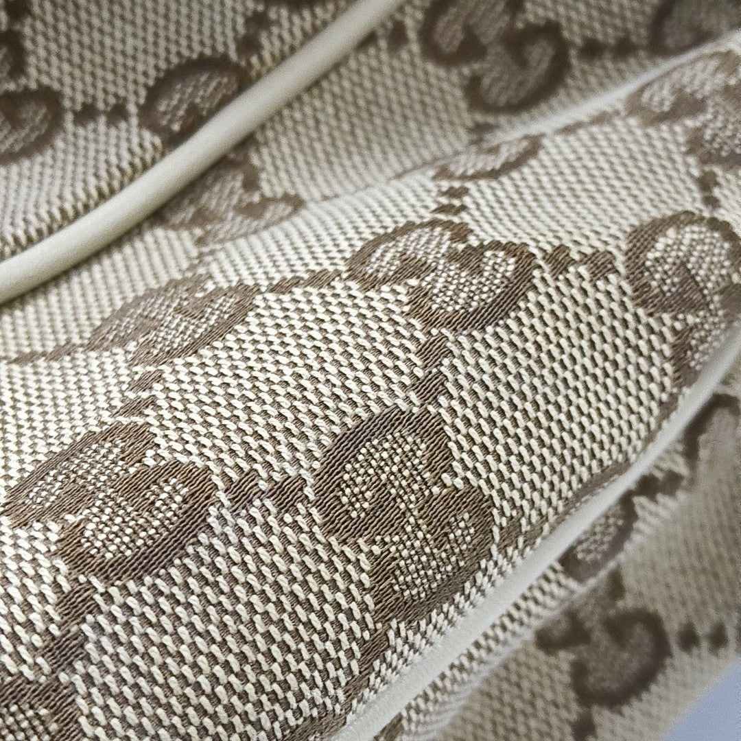GUCCI Sukey Brown Canvas Monogram Handbag Single Shoulder Bag Golden hardware-(SKU)-953204844