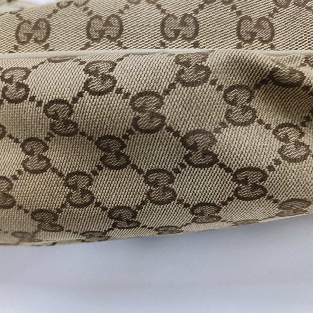 GUCCI Sukey Brown Canvas Monogram Handbag Single Shoulder Bag Golden hardware-(SKU)-953204844