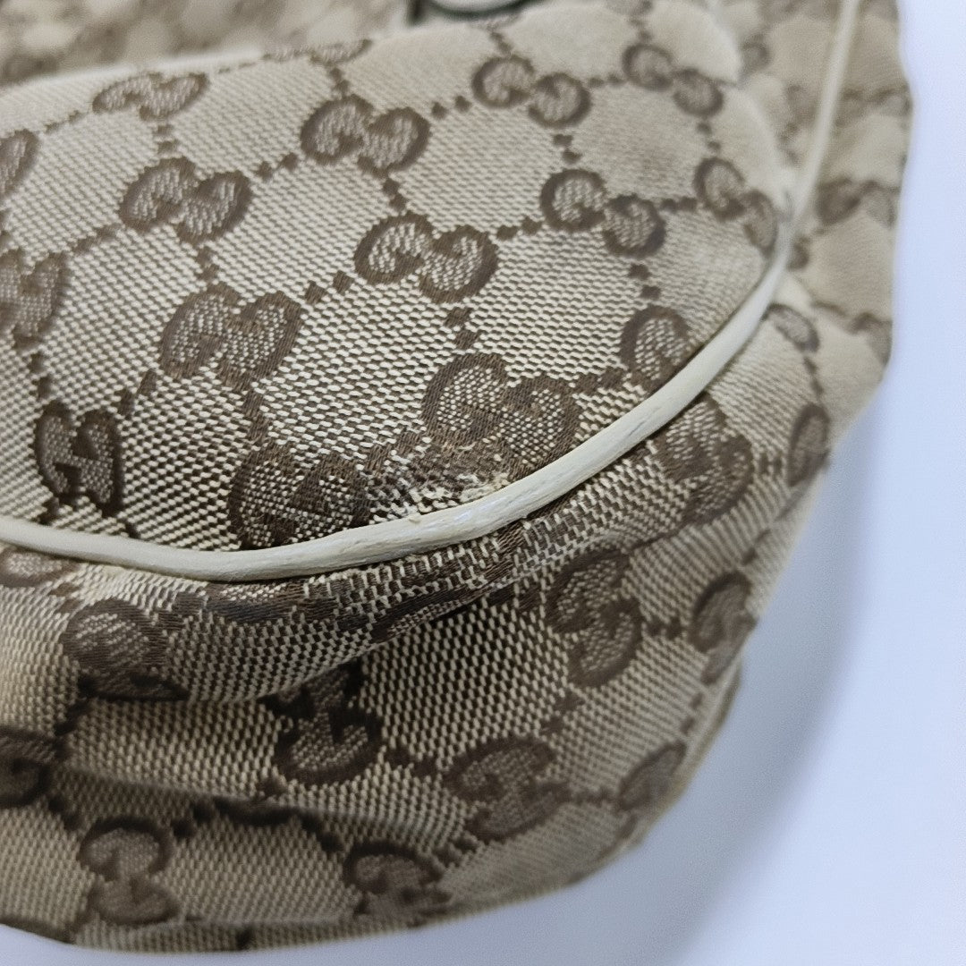 GUCCI Sukey Brown Canvas Monogram Handbag Single Shoulder Bag Golden hardware-(SKU)-953204844