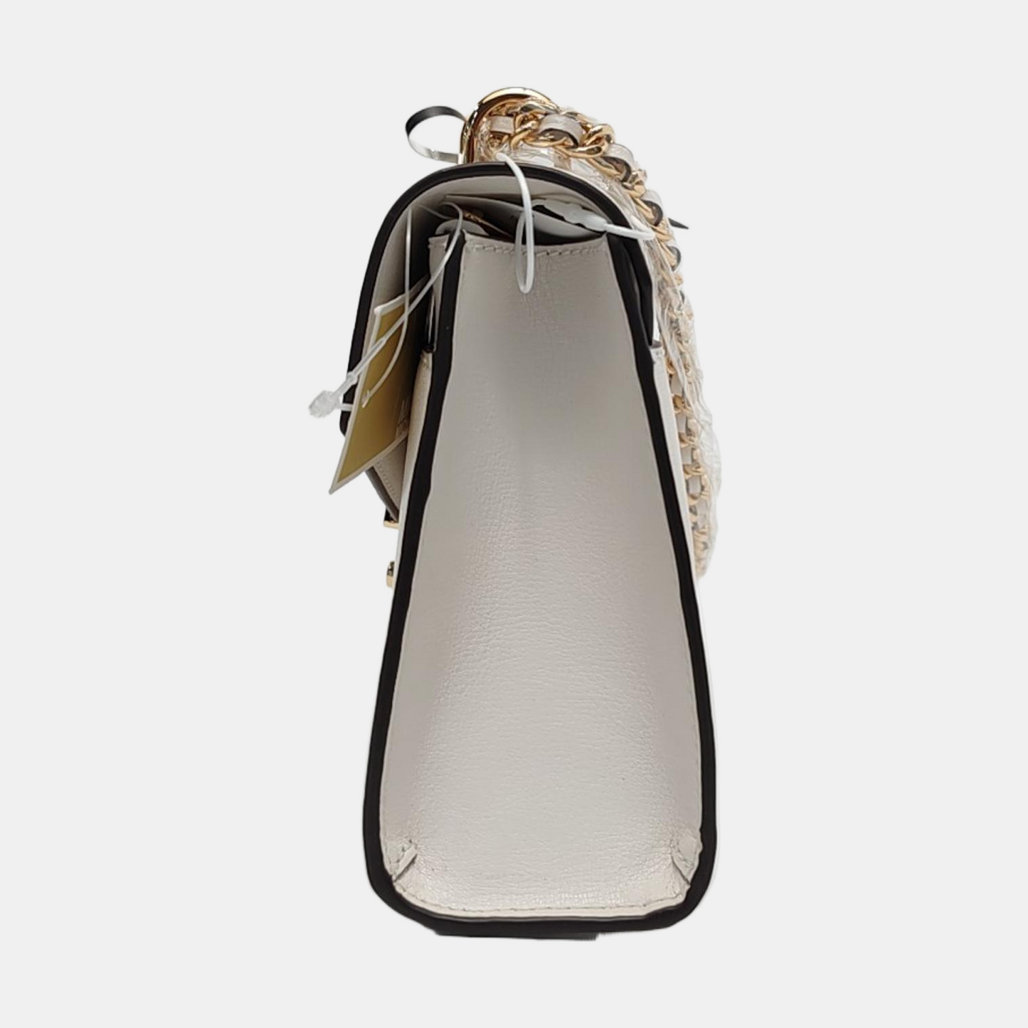 MICHAEL KORS Whitney Large size White Cowhide Single Shoulder Bag Crossbody Handbag Golden hardware-(SKU)-936827324