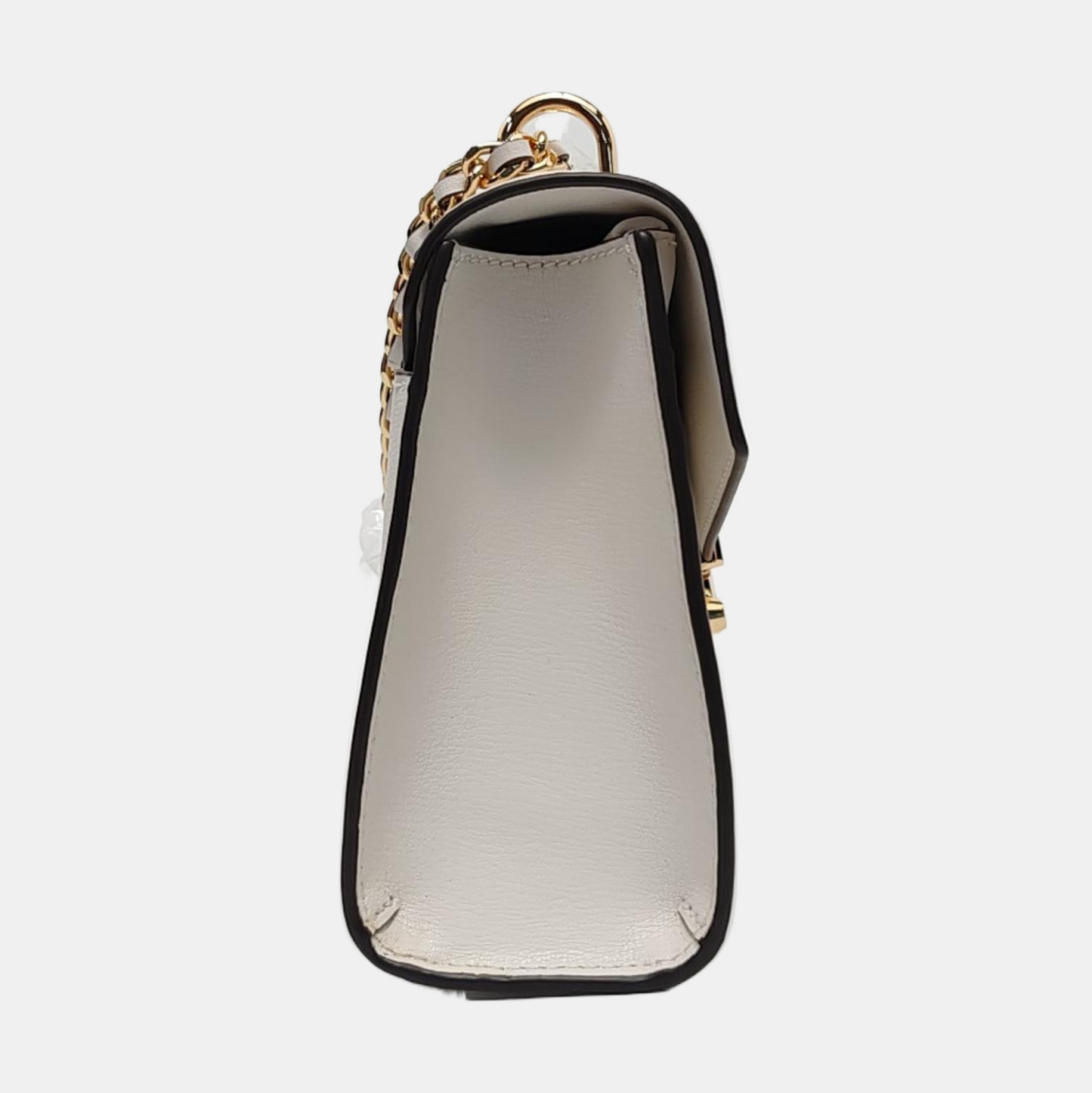 MICHAEL KORS Whitney Large size White Cowhide Single Shoulder Bag Crossbody Handbag Golden hardware-(SKU)-936827324
