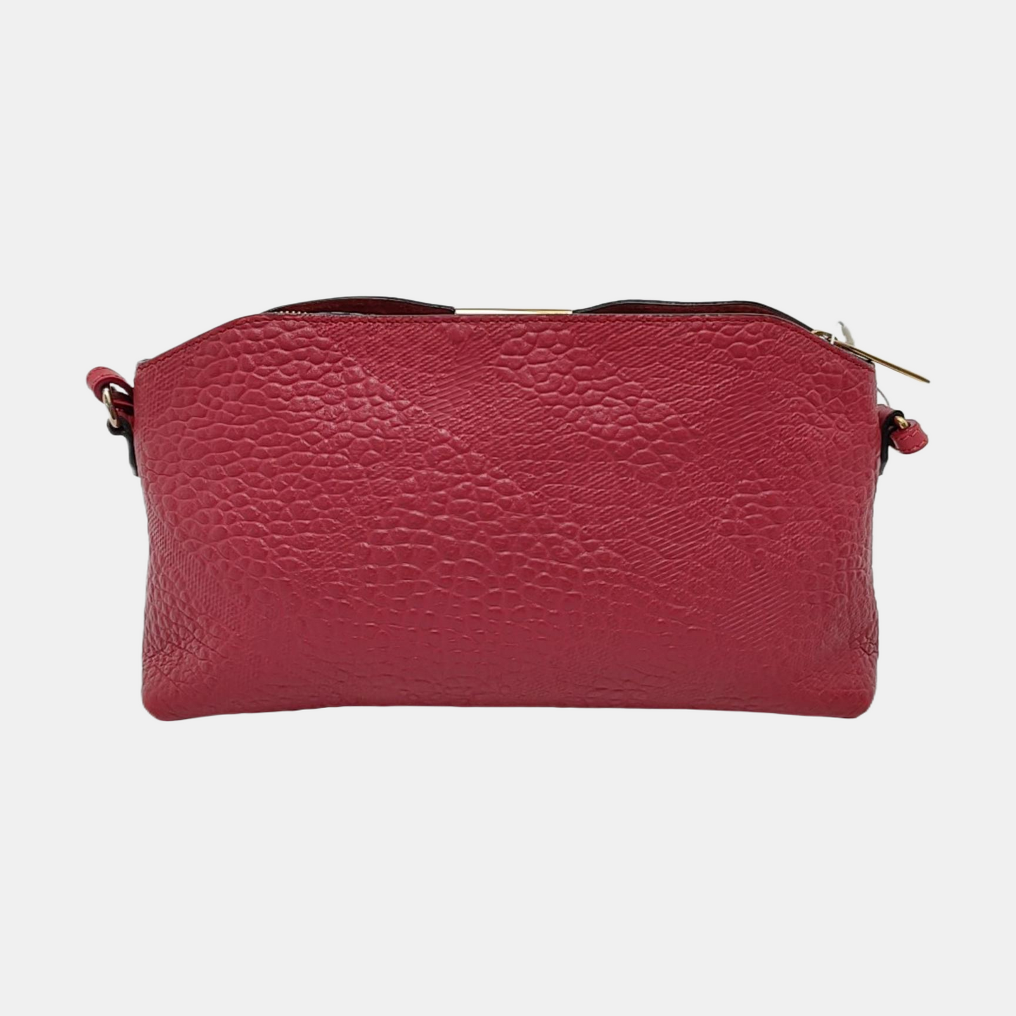 BURBERRY Mildenhall Fuchsia Pink Leather Crossbody Shoulder Bag Golden hardware Removable shoulder strap-(SKU)-953552292