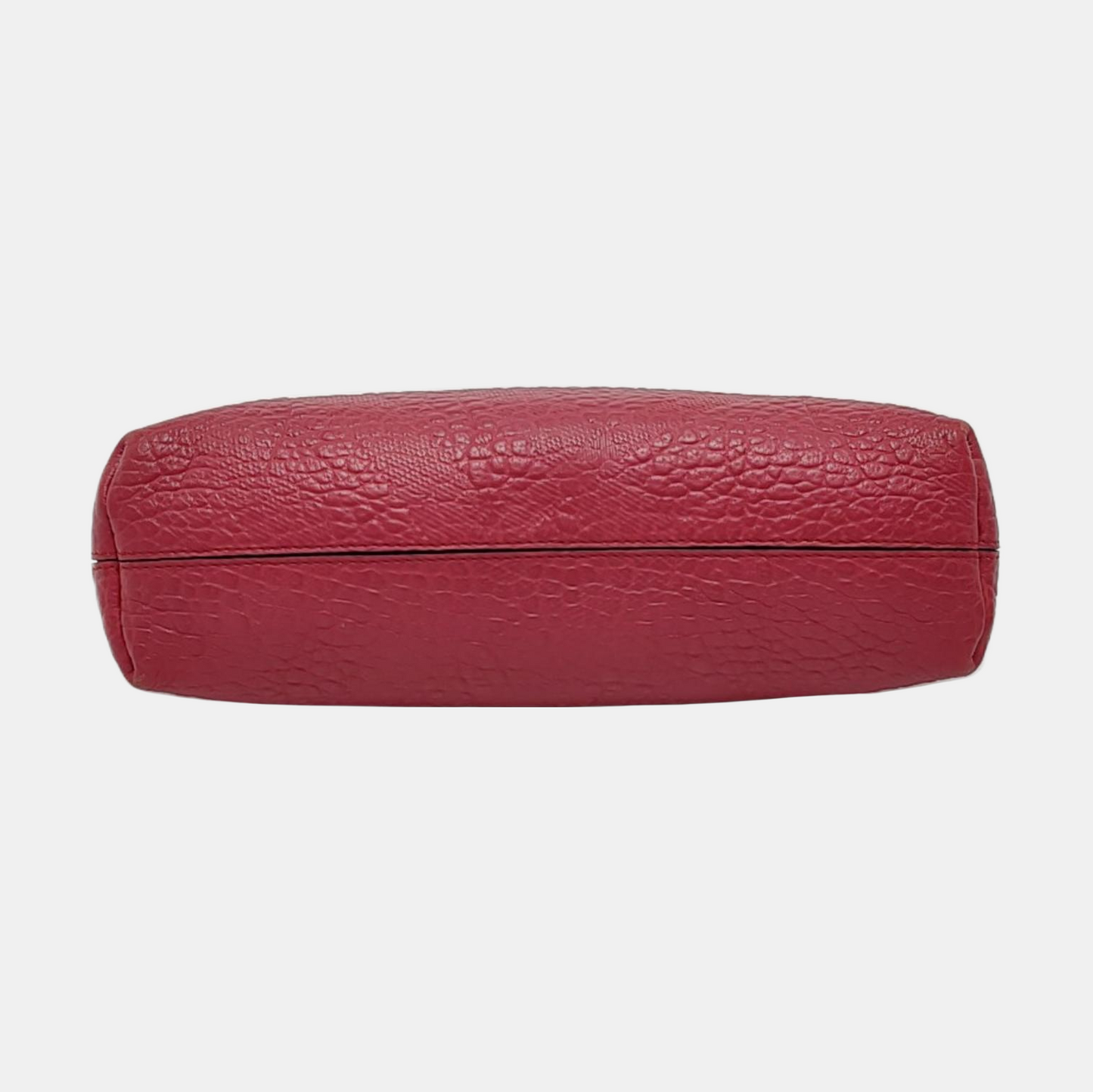 BURBERRY Mildenhall Fuchsia Pink Leather Crossbody Shoulder Bag Golden hardware Removable shoulder strap-(SKU)-953552292