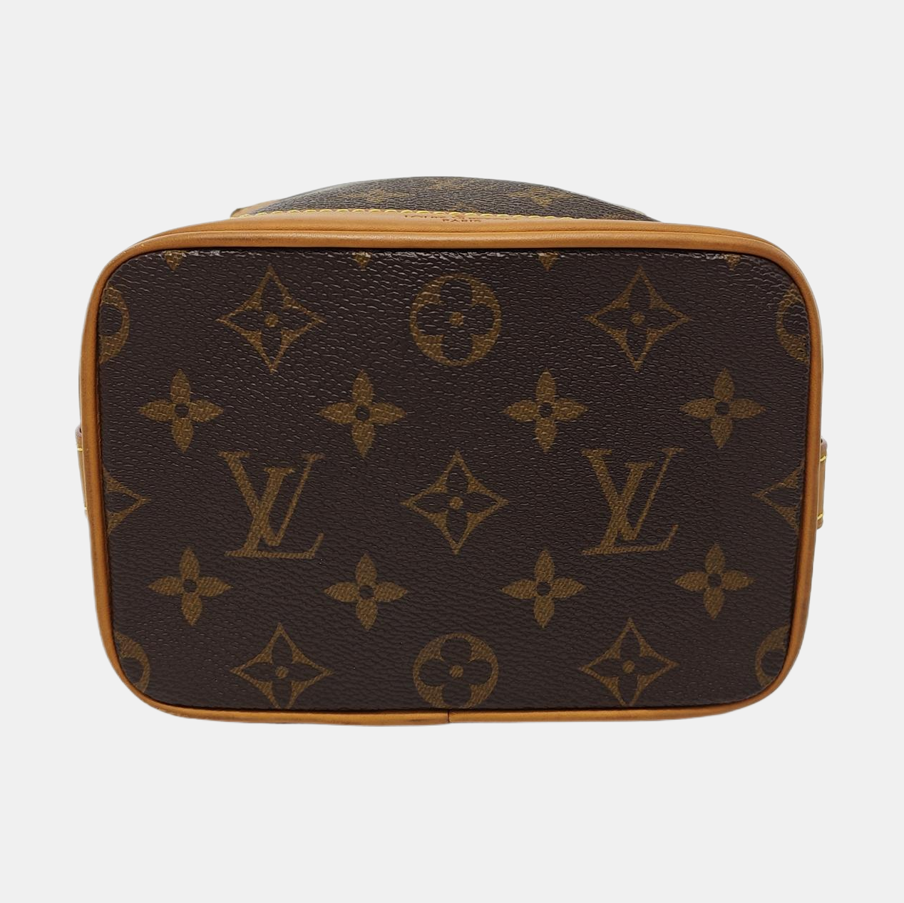 LOUIS VUITTON MILK BOX Brown Coated Canvas Monogram Crossbody Bag Shoulder Bag Handbag Golden Hardware-(SKU)-953568177