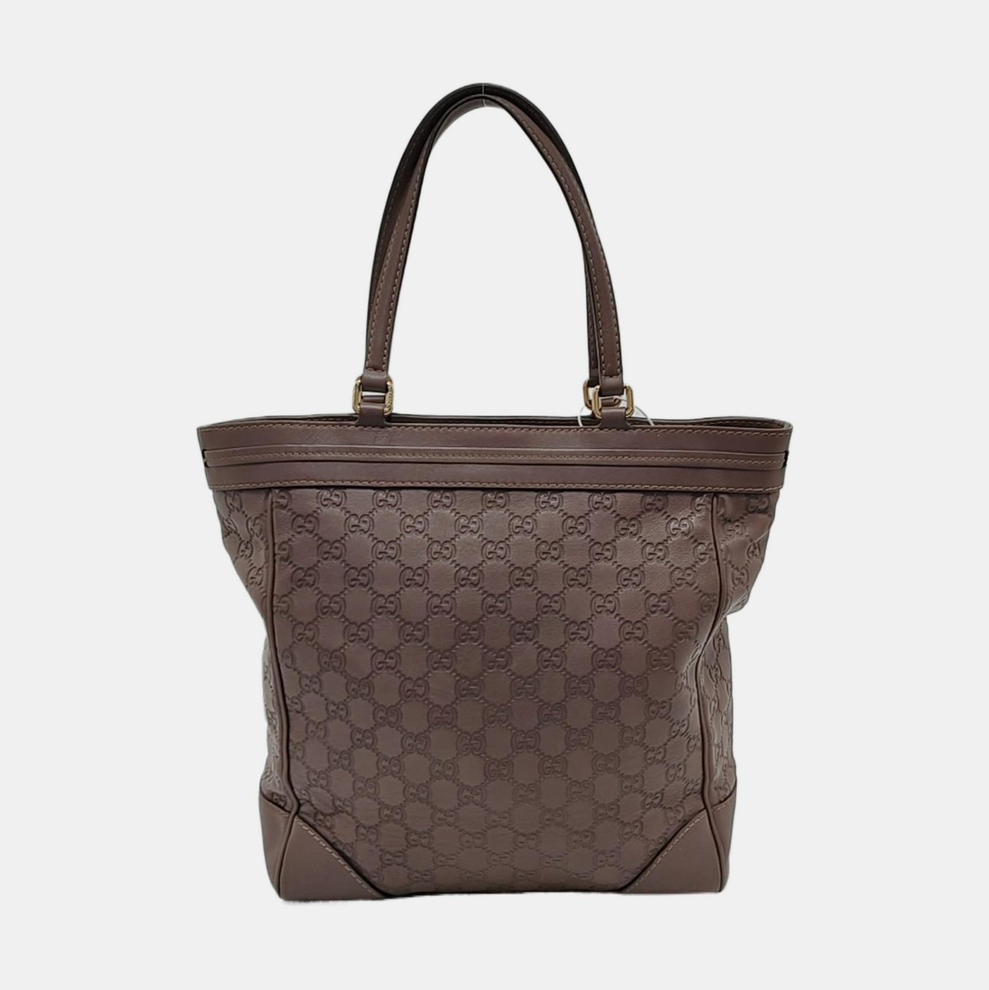 GUCCI Mayfair Purple leather old flower embossed handbag Golden hardware-(SKU)-953543271
