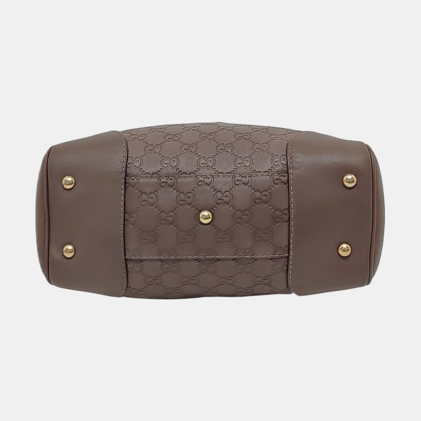 GUCCI Mayfair Purple leather old flower embossed handbag Golden hardware-(SKU)-953543271