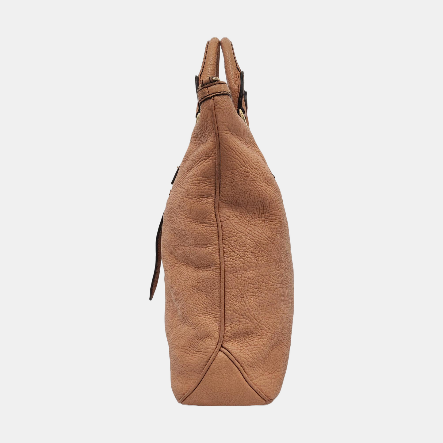 BURBERRY Khaki cowhide single shoulder bag Golden hardware Removable shoulder strap-(SKU)-953631623