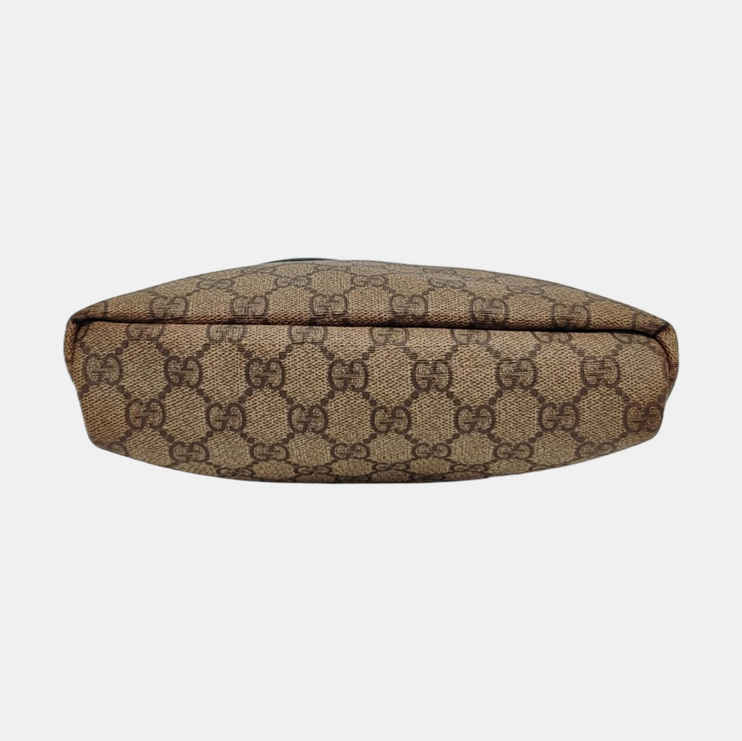 GUCCI Khaki Coated Canvas Old Flower Single Shoulder Bag Crossbody Bag Golden hardware-(SKU)-953765486