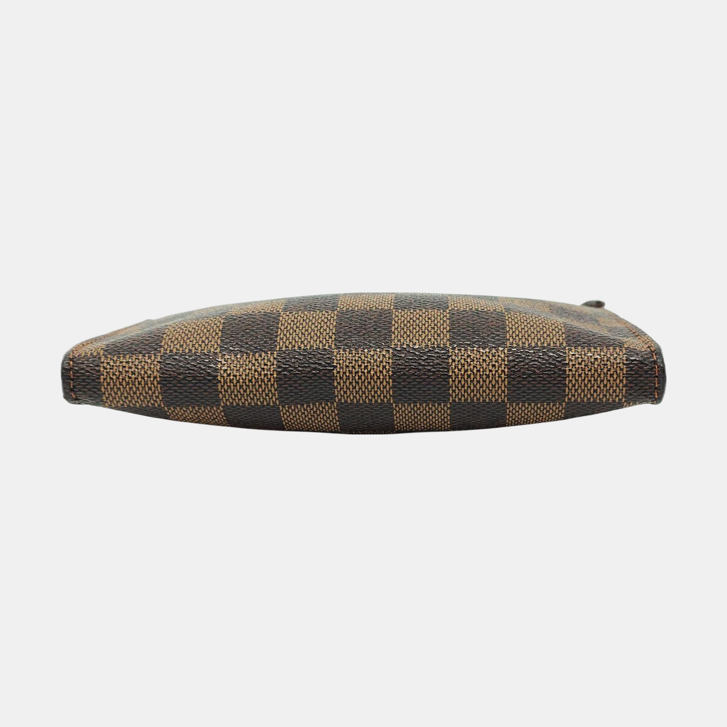 LOUIS VUITTON JOSÉPHINE 15 Brown Coated Canvas Checkered Handbag Golden hardware Vintage model-(SKU)-953734050
