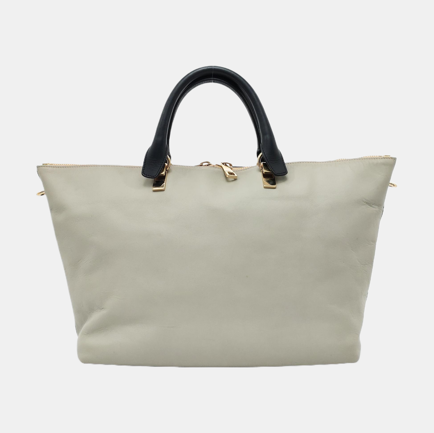 Chloé Baylee Color Block Leather Handbag Golden hardware-(SKU)-938087096