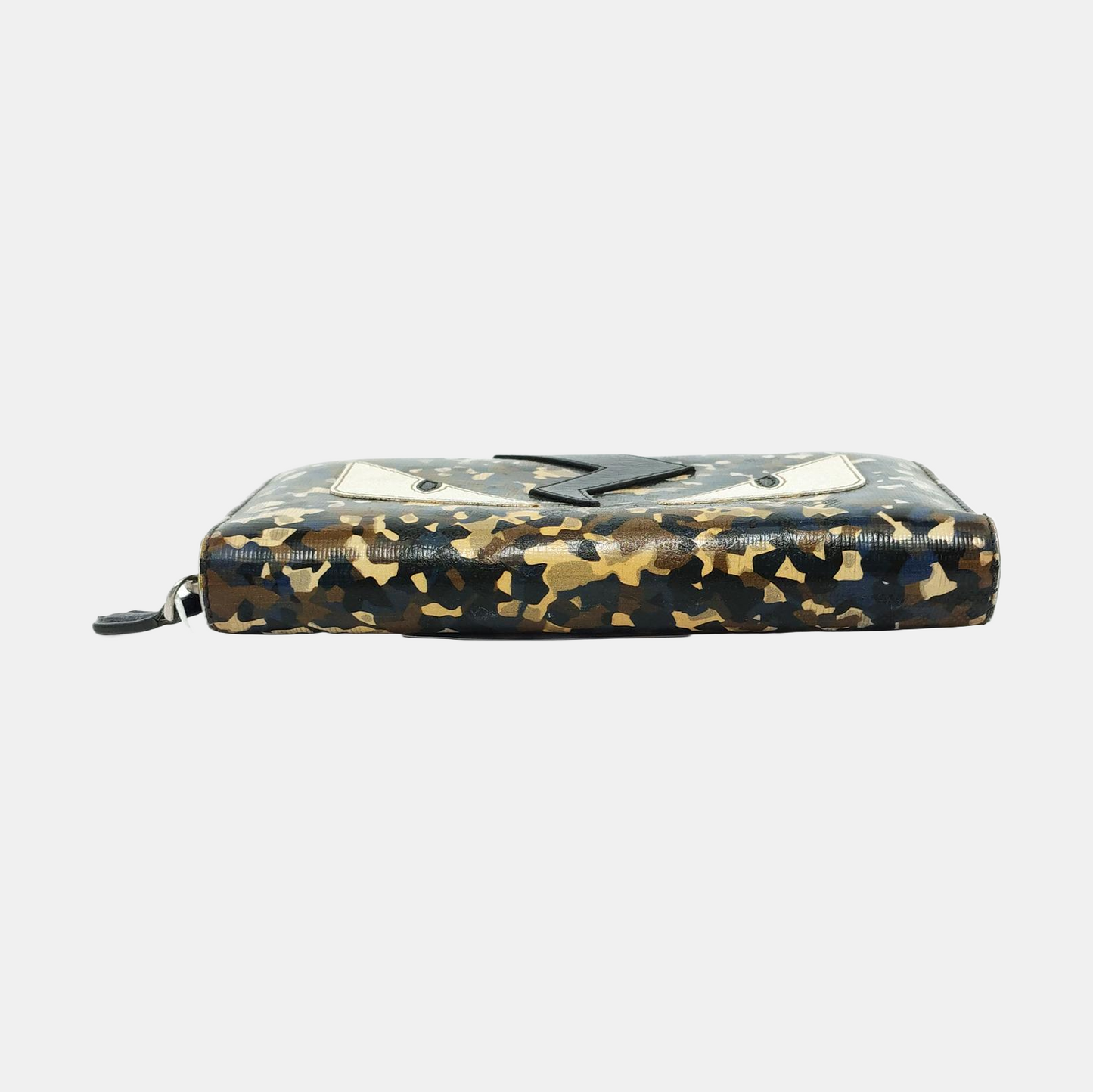 FENDI Monster Multicolor leather small monster wallet Silver Hardware-(SKU)-954001387
