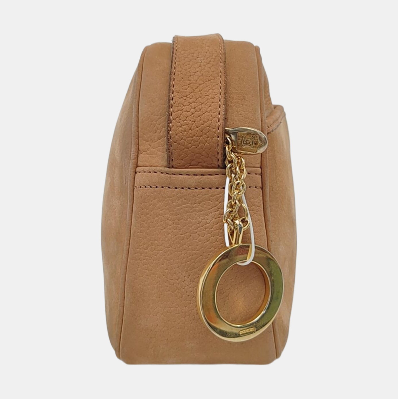 CELINE Brown Leather Crossbody Single Shoulder Bag Golden hardware-(SKU)-953952242