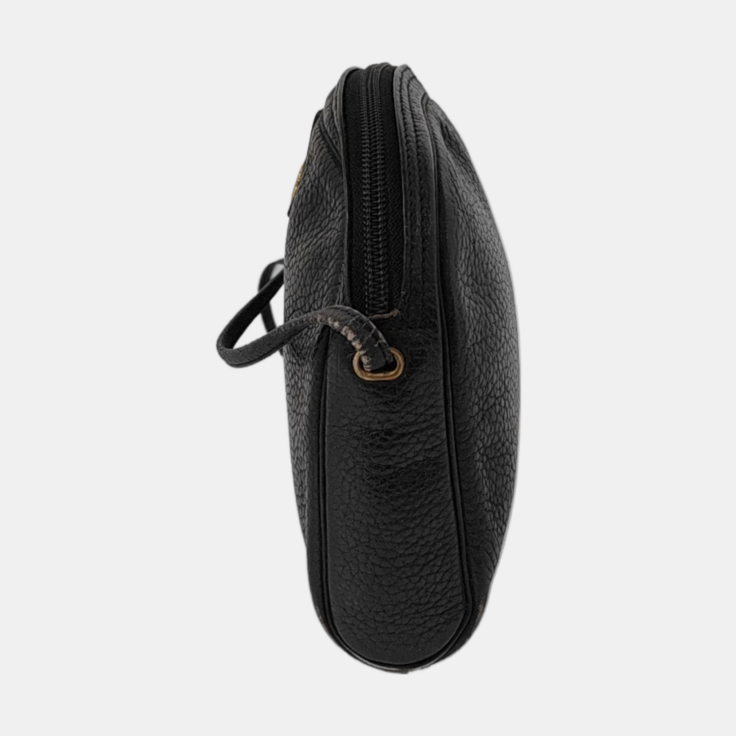 DIOR Black Coated Canvas Crossbody Bag Single Shoulder Bag Silver Hardware-(SKU)-945838220