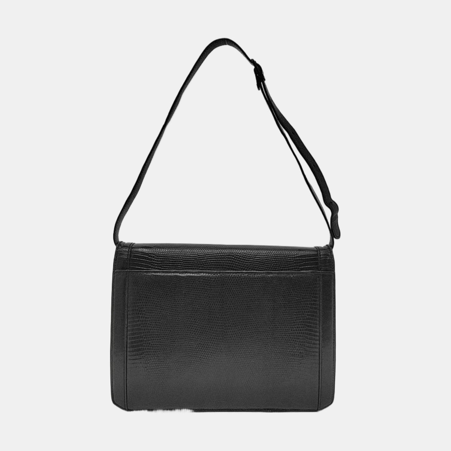 YSL Black Leather Crossbody Bag Single Shoulder Bag Golden hardware Removable shoulder strap-(SKU)-953941805