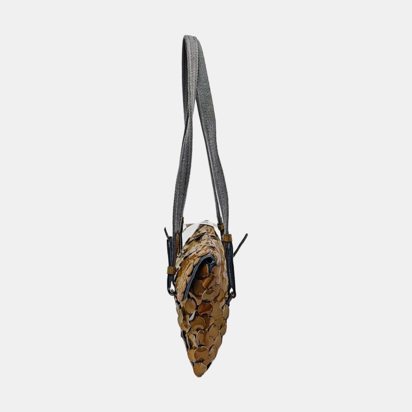 PRADA Light Green Cowhide Shoulder Bag Silver Hardware-(SKU)-11690534