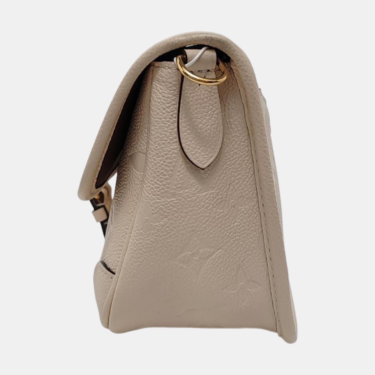 LOUIS VUITTON DIANE Beige Leather Monogram Shoulder Bag Tote with Detachable Strap-(SKU)-954097880