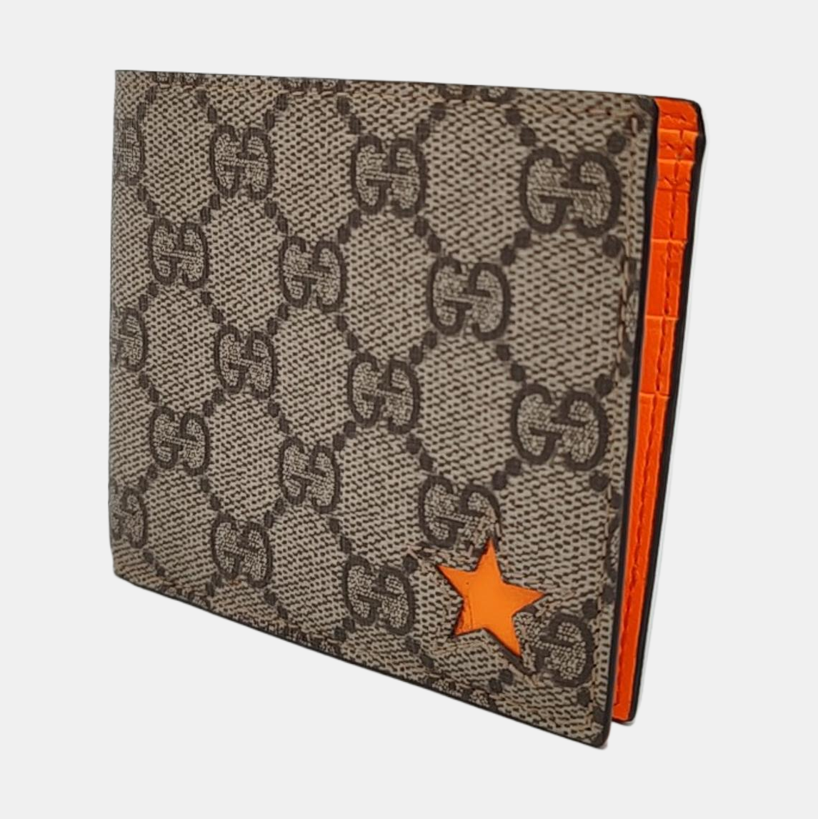 GUCCI Brown coated canvas vintage wallet-(SKU)-954260117