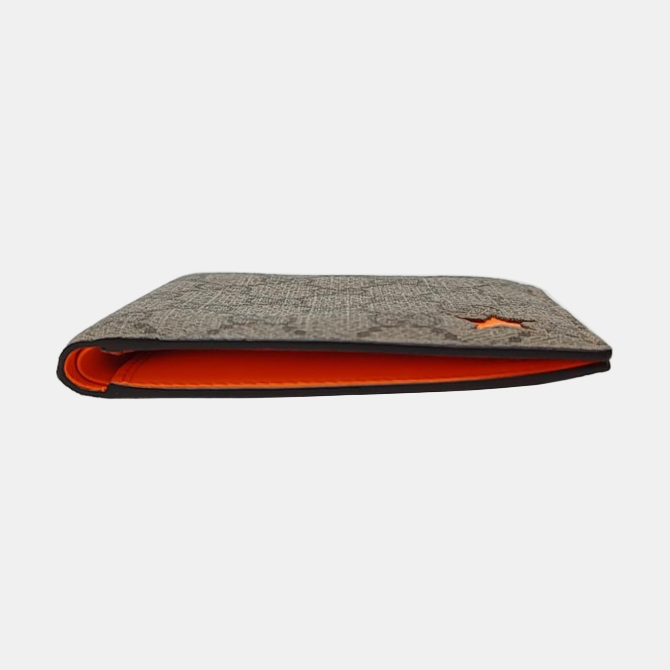 GUCCI Brown coated canvas vintage wallet-(SKU)-954260117