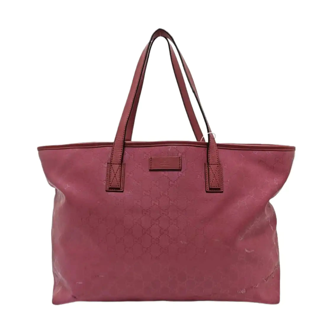 GUCCI GG Imprime Pink Coated Canvas Monogram Single Shoulder Bag Golden hardware-(SKU)-953705541