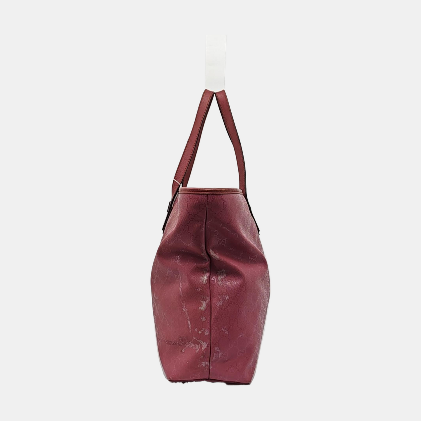 GUCCI GG Imprime Pink Coated Canvas Monogram Single Shoulder Bag Golden hardware-(SKU)-953705541