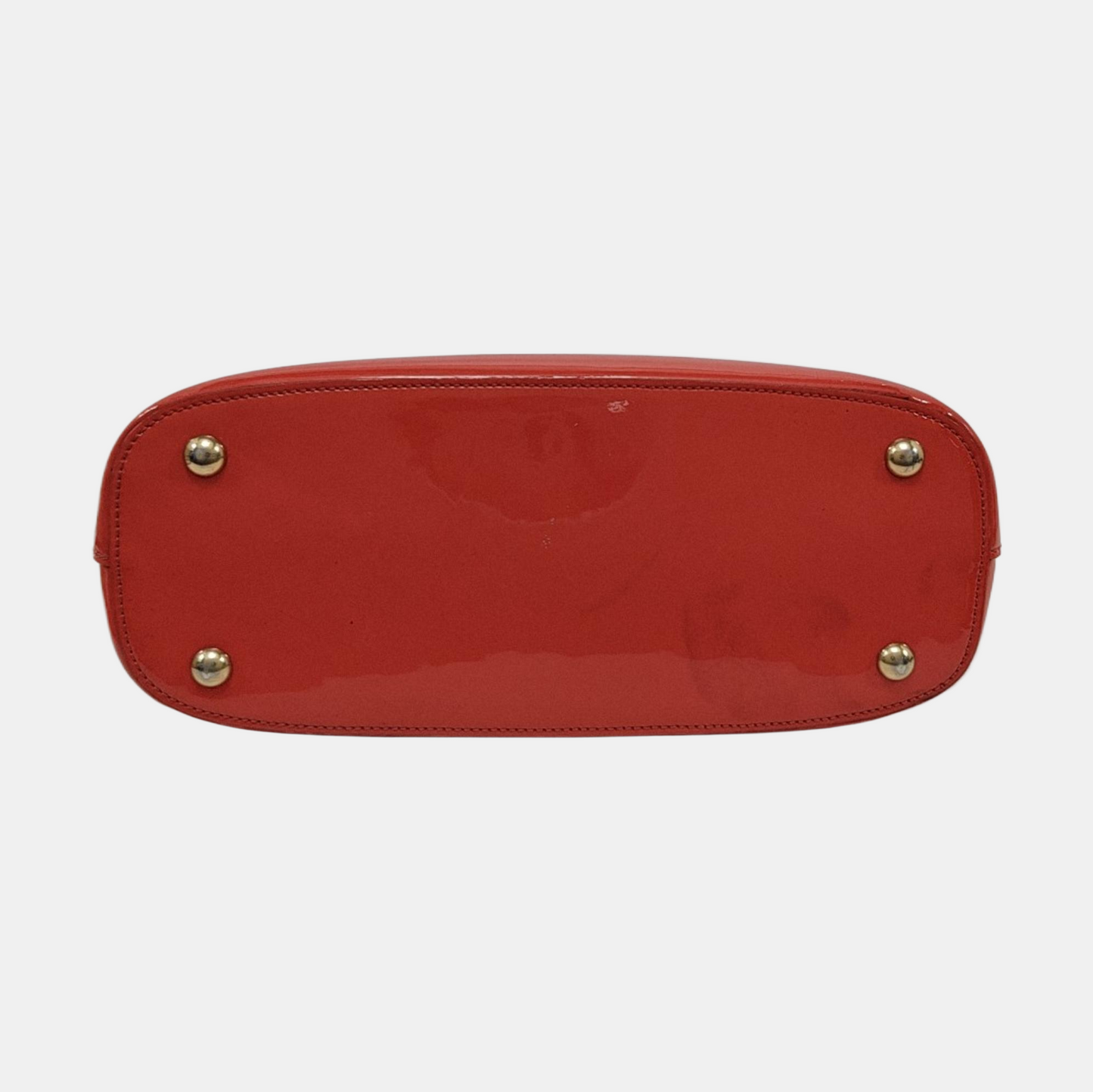 GUCCI Horsebit Chain Red Patent Leather Horsebit Shoulder and Handbag Golden hardware Removable shoulder strap-(SKU)-954143882