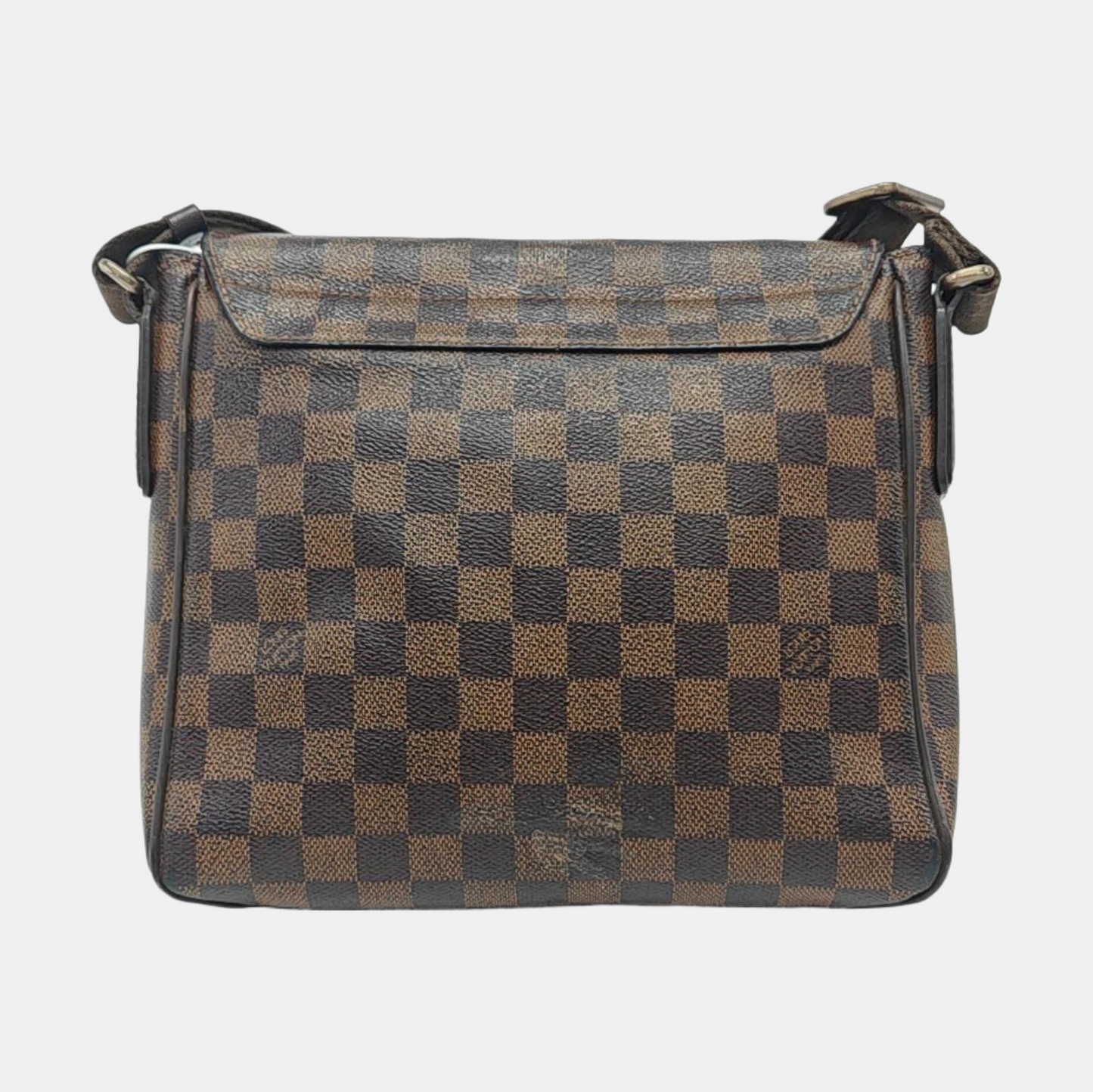 LOUIS VUITTON DISTRICT Small size Brown Coated Canvas Checkerboard Messenger Bag Crossbody Shoulder Bag Brown Hardware-(SKU)-954158452
