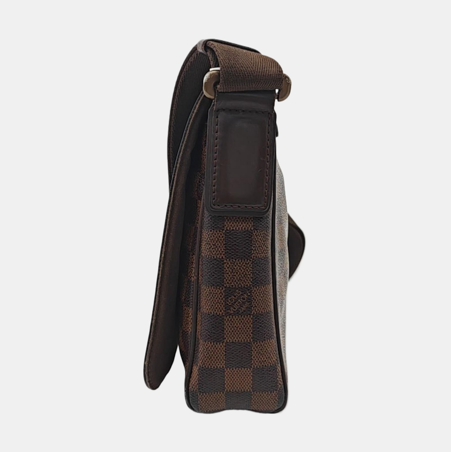 LOUIS VUITTON DISTRICT Small size Brown Coated Canvas Checkerboard Messenger Bag Crossbody Shoulder Bag Brown Hardware-(SKU)-954158452