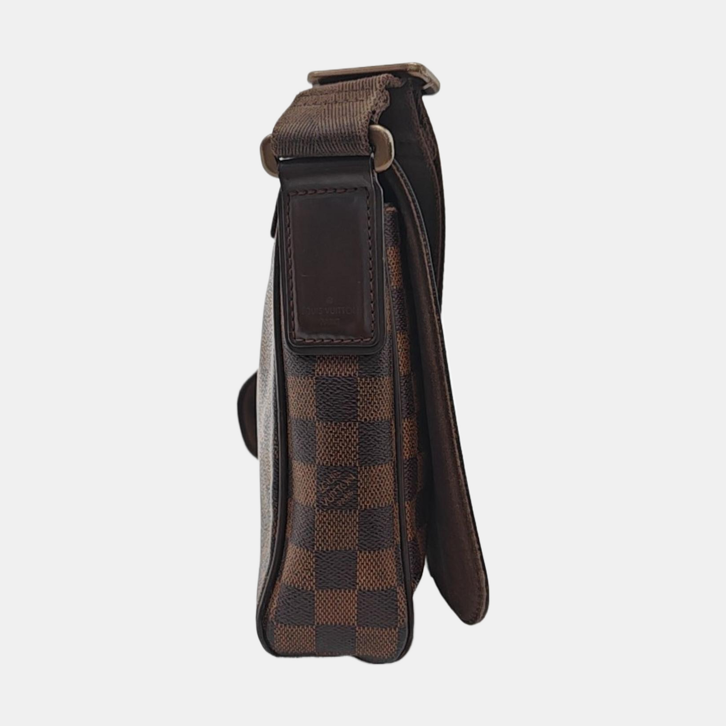 LOUIS VUITTON DISTRICT Small size Brown Coated Canvas Checkerboard Messenger Bag Crossbody Shoulder Bag Brown Hardware-(SKU)-954158452
